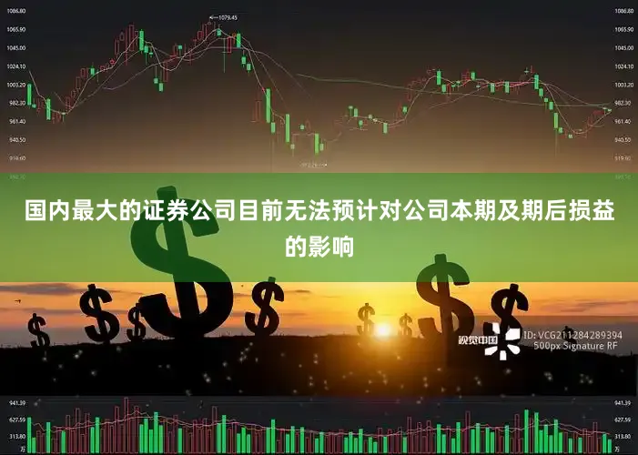 国内最大的证券公司目前无法预计对公司本期及期后损益的影响